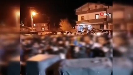 Düğün evinde cephanelik bulundu