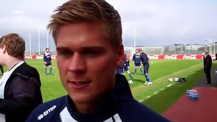 2011.06.02 Rúrik Gislason @ Verð 100 prósent klár fyrir EM (Vísir)
