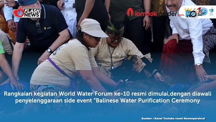 PRESIDEN WWC, LOIC FAUCHON PUJI PENYELENGGARAAN WWF KE-10 DI BALI SEBAGAI YANG TERBAIK