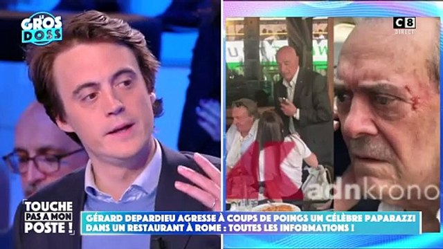 Rome : Le célèbre paparazzi qui affirme avoir été frappé à coups de poings par Gérard Depardieu l'avait-il provoqué en s'en prenant à sa compagne avec qui il déjeunait ?
