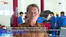 Mobil Listrik dari Presiden Jokowi untuk SMKN 1 Rangas, Kabupaten Mamuju, Sulawesi Barat