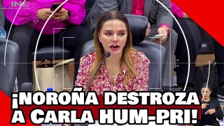 ¡VEAN! ¡El Dr. Noroña despedaza a Carla Hum-PRI por no defender a Claudia de los ataques del PRIAN!