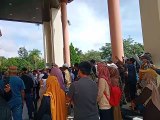 Masyarakat 4 Kelurahan Demo Kantor Bupati Penajam Paser