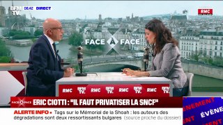 Éric Ciotti favorable à la privatisation de la SNCF et de France Télévisions