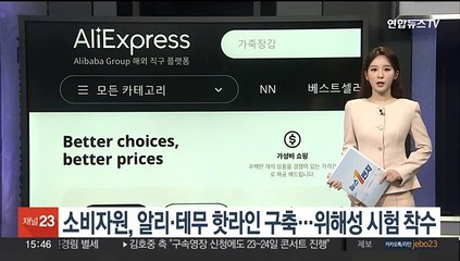소비자원, 알리·테무 '핫라인' 구축…위해성 시험 착수
