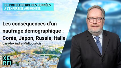 Les conséquences d’un naufrage démographique : Corée, Japon, Russie, Italie [Alexandre Mirlicourtois]