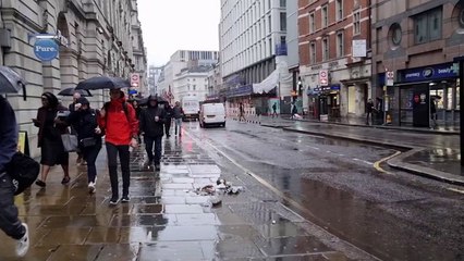 Commuters face rush-hour downpour as much of UK placed on flood alert