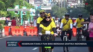 Keseruan Family Fun Bike Bersama Santika Indonesia