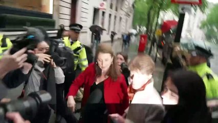 Vennells surrounded by press as she arrives for inquiry
