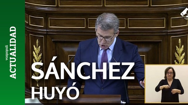 Feijóo: Sánchez no se fue de retiro a pensar si merecía la pena ser Presidente, se fue a pensar cómo afrontar el lío judicial. Huyó para no dar explicaciones