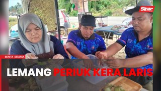 Dua sahabat jual lemang periuk kera, persediaan bersara tentera