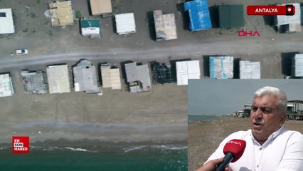 Antalya sahilleri kaçak yapılardan arınıyor