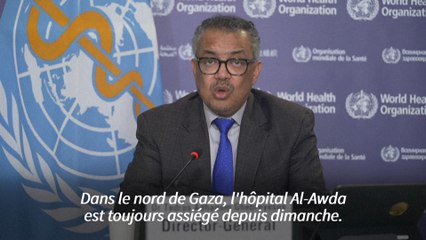 Gaza: l'hôpital Al-Awda "assiégé" depuis deux jours, selon l'OMS