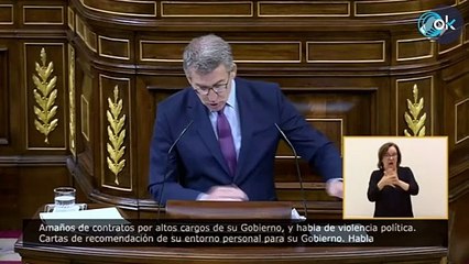 Feijóo exige a Sánchez aclarar si su mujer tiene "la condición de investigada" en un juzgado de Madrid