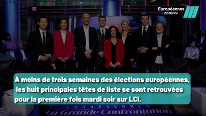 Débat crucial: Les huit têtes de liste aux élections européennes s'affrontent