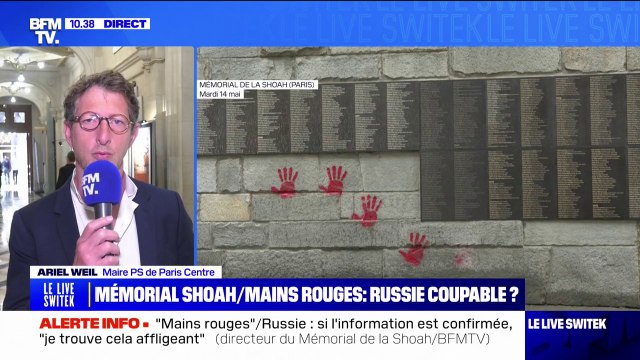 Mains rouges taguées sur le mémorial de la Shoah: Ariel Weil, maire PS de Paris Centre, estime que la piste bulgare est à prendre très au sérieux