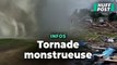 Les images terrifiantes de la tornade monstre qui a détruit une ville dans l’Iowa
