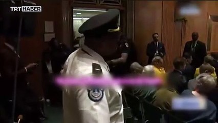 Blinken'a Senato'da 'Gazze kasabı' protestosu