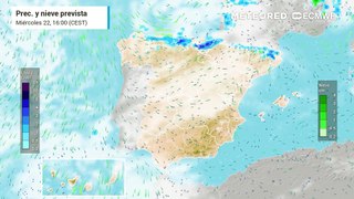 Se mantienen las tormentas en el norte, a la espera de un ascenso generalizado de las temperaturas