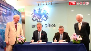 合庫創投與英國在台辦事處簽署MOU  擬對英國科技新創投資千萬英鎊