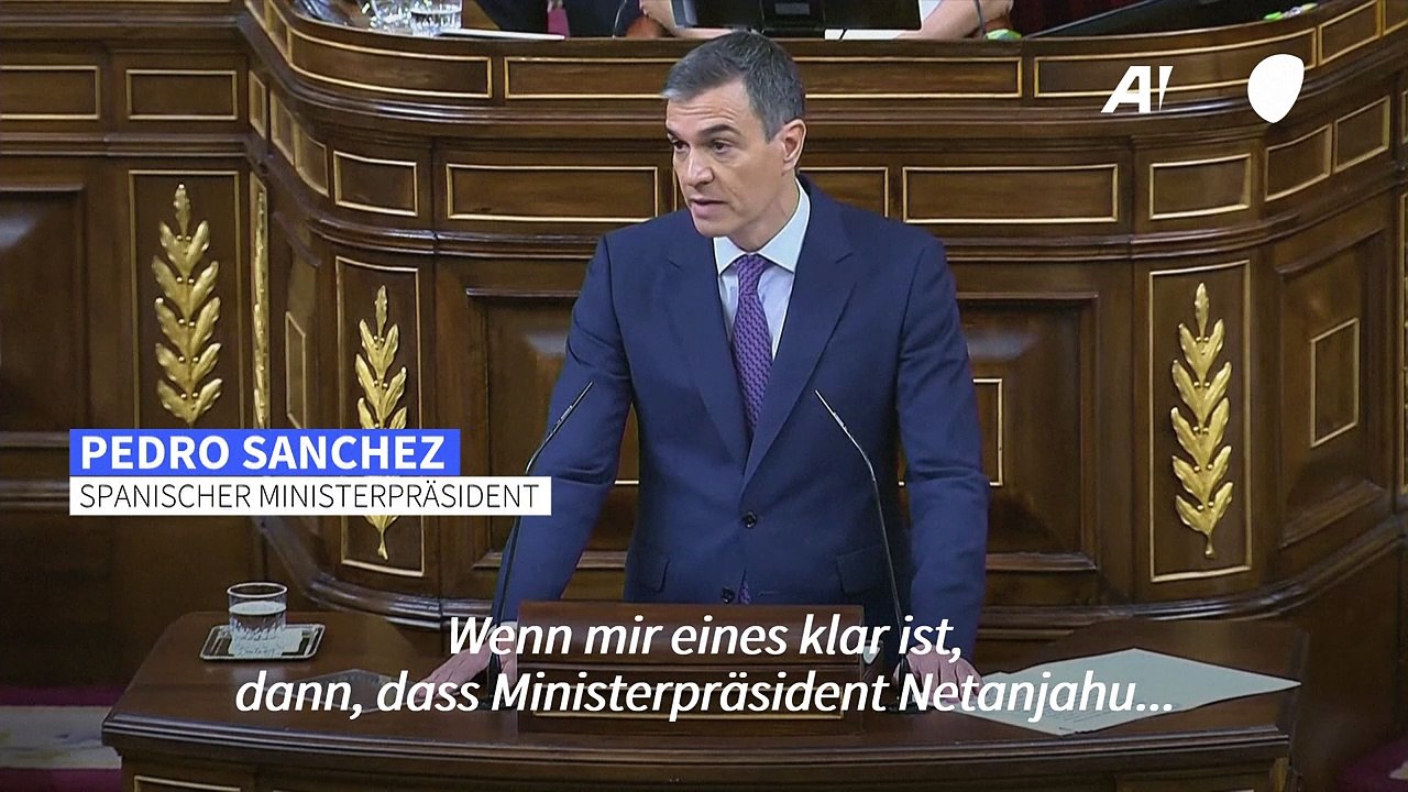 Spaniens Sanchez: Netanjahu gefährdet Zwei-Staaten-Lösung