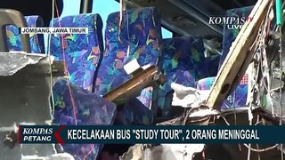 Bus Karyawisata Siswa SMP Kecelakaan di Tol Jombang, 2 Orang Meninggal