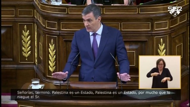Sánchez, a Aznar: Palestina es un Estado, por mucho que él lo niegue. En cambio, sí vio lo que nadie más descubrió: las armas de destrucción masiva en Irak