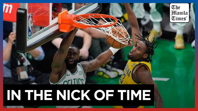 Celtics edge Pacers in OT in Game 1 of NBA east finals