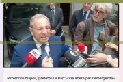 Terremoto Napoli, prefetto Di Bari: «Vie libere per l'emergenza»