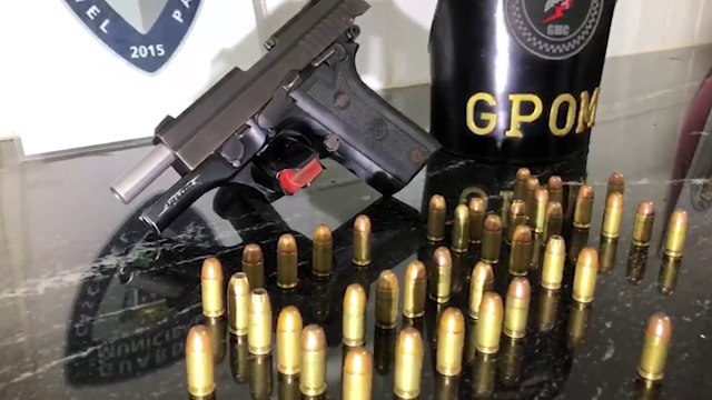 Dupla é detida com pistola e munições na rodovia de Cascavel