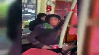 Tramvayda Suriyeli saldırgana gözaltı