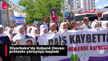 Diyarbakır'da Kobanê Davası protestosu polis ablukası nedeniyle sık sık kesiyor