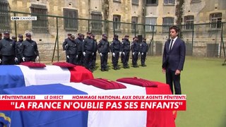 Hommage national aux deux agents pénitentiaires tués dans l'Eure : Arnaud Garcia et Fabrice Moello sont nommés Chevalier de la Légion d'honneur à titre posthume