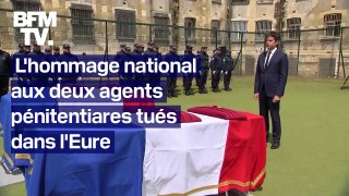 Agents pénitentiares tués: l'hommage national présid