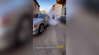 El vídeo donde se ve al coche realizando derrapes por un municipio de León