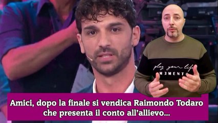 Amici, dopo la finale si vendica Raimondo Todaro che presenta il conto all’allievo...