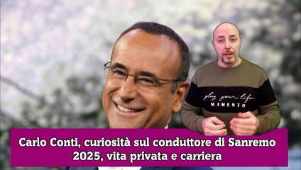 Carlo Conti, curiosità sul conduttore di Sanremo 2025, vita privata e carriera