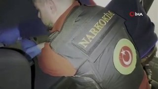 Gümrük sahasında 38 kilo 700 gram uyuşturucu yakalandı