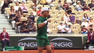 Lucas Neumayer vs Diego Schwartzman (2-6, 3-6) | Roland Garros 2024 | Clasificatorios