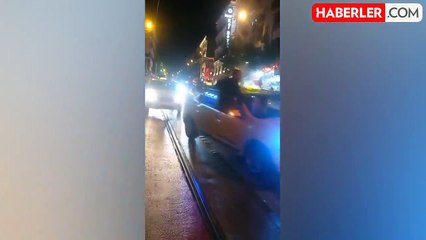 Bursa'da Taksicilerden Şiddet Olaylarına Karşı Eylem