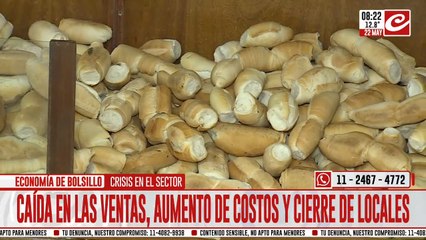 Panaderías en alerta: se recrudece la crisis en el sector