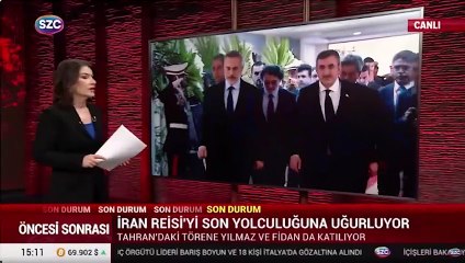 İran Reisi'yi son yolculuğuna uğurluyor