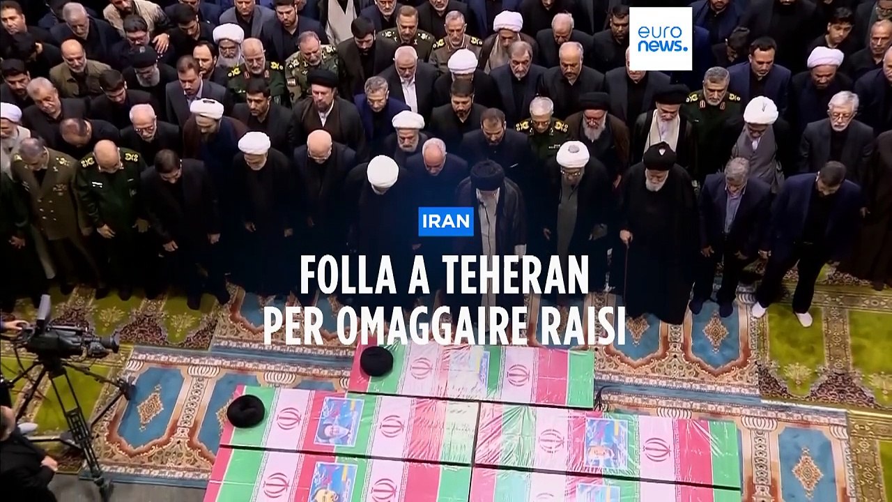Iran, alle cerimonie funebri di Raisi rappresentanti da tutto il mondo: Khamenei incontra Haniyeh