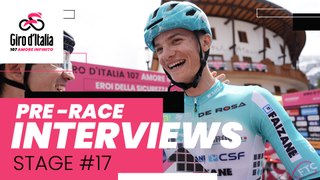 Giro d'Italia 2024 | Stage 17: pre-race interview