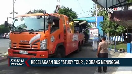 Download Video: Bus Study Tour Siswa SMP Kecelakaan di Tol Jombang-Mojokerto, 2 Orang Tewas