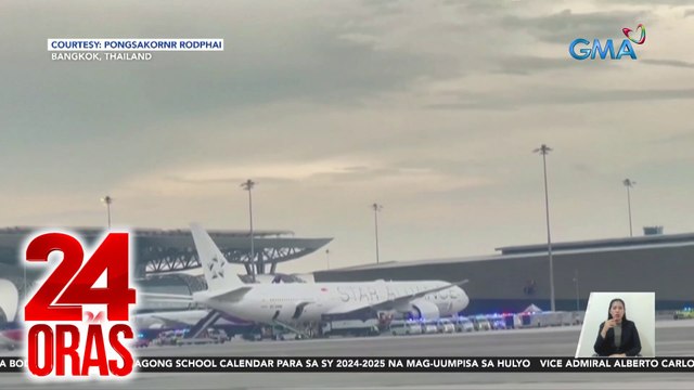 1 Patay, 30 kabilang ang 5 Pilipino sugatan sa matinding turbulence; flight, nag-emergency landing | 24 Oras