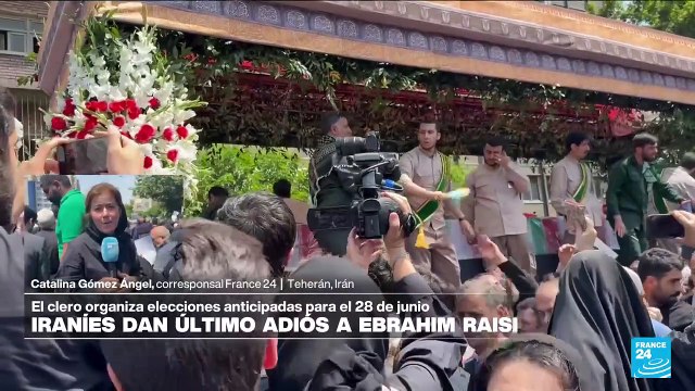 Informe desde Teherán: cientos de miles de iraníes dan el último adiós a Raisi
