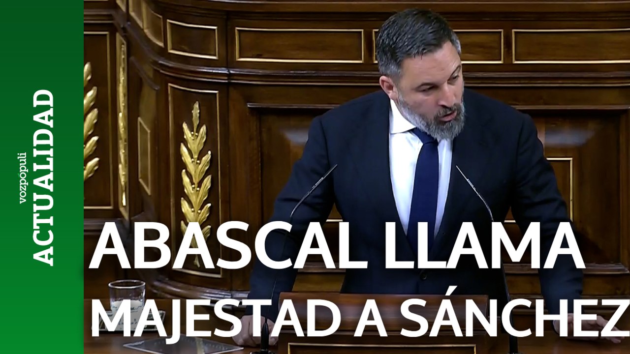 Armengol regaña a Abascal por llamar a Pedro Sánchez "majestad"