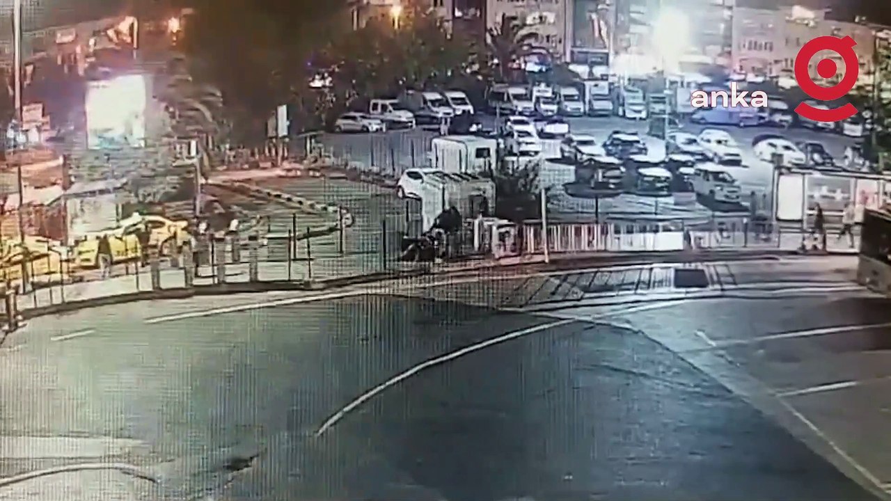Kadıköy'de cinayet şüphelisinin vurulduğu anların görüntüsü ortaya çıktı