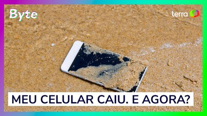 Meu celular caiu na água. E agora?